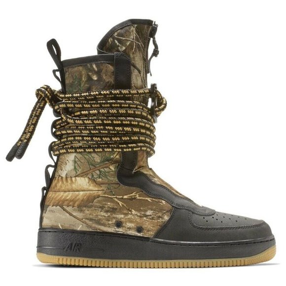 Nike Air Force 1 High SF x Realtree AA1128 004 Gum Brown Camo Men’s Size NEW - Picture 3 of 7